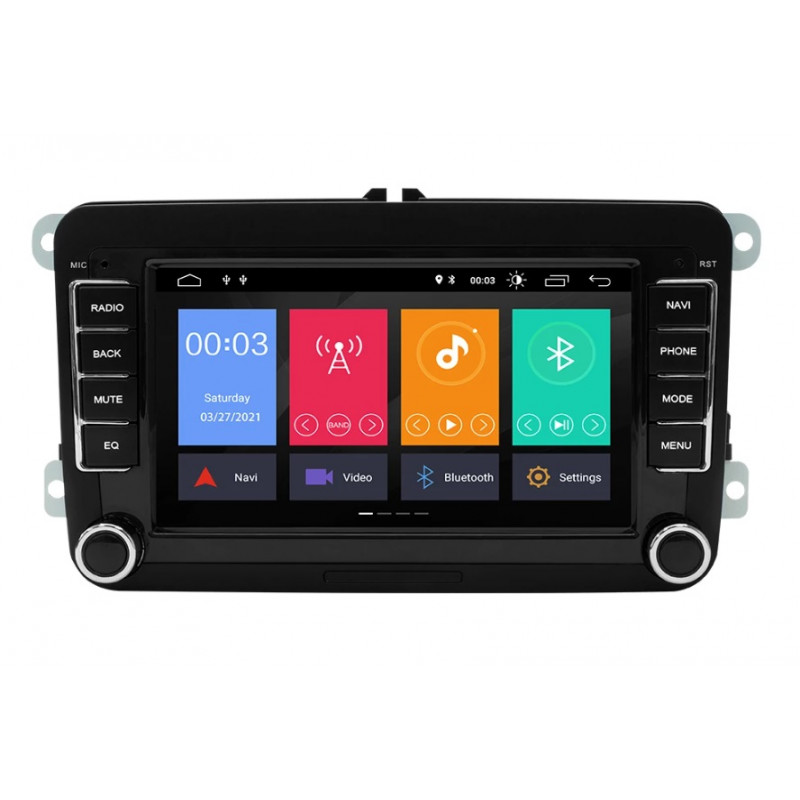 Autoradio GPS tactile Bluetooth Android & Apple Carplay Fiat Grande Punto  et Linea + caméra de recul