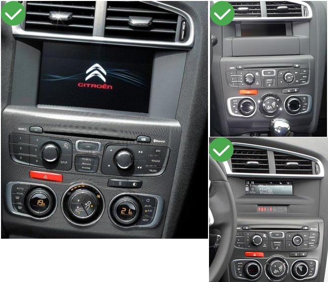 Poste Autoradio Citroën gps poste c4 Picasso gps Bluetooth - Équipement auto